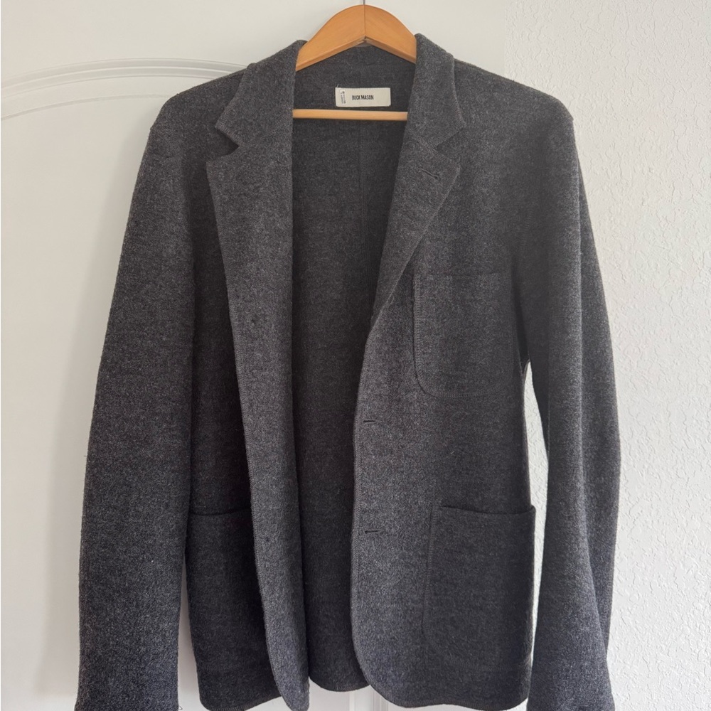 Buck Mason Charcoal Wool Jacket